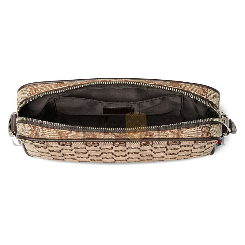 GUCCI GG CANVAS SMALL CROSSBODY BAG 834802 (23*15*5cm) GUCCI GG CANVAS SMALL CROSSBODY BAG 834802 (23*15*5cm)